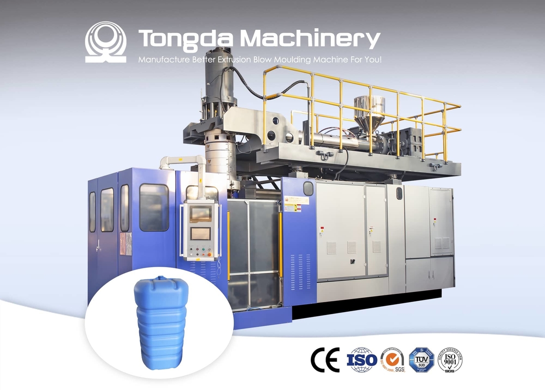 Fully Automatic Extrusion Drum Blow Molding Machine 180kg / H Single Accumulator Type